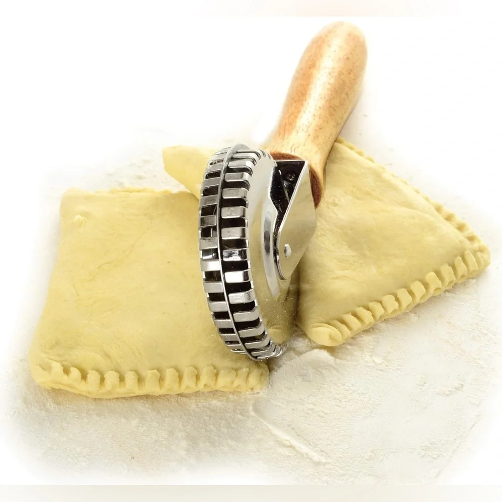 Norpro Stainless Steel Pastry Crimp-Cut-Seal, Metallic, 1 Count | NEW w/o Tags